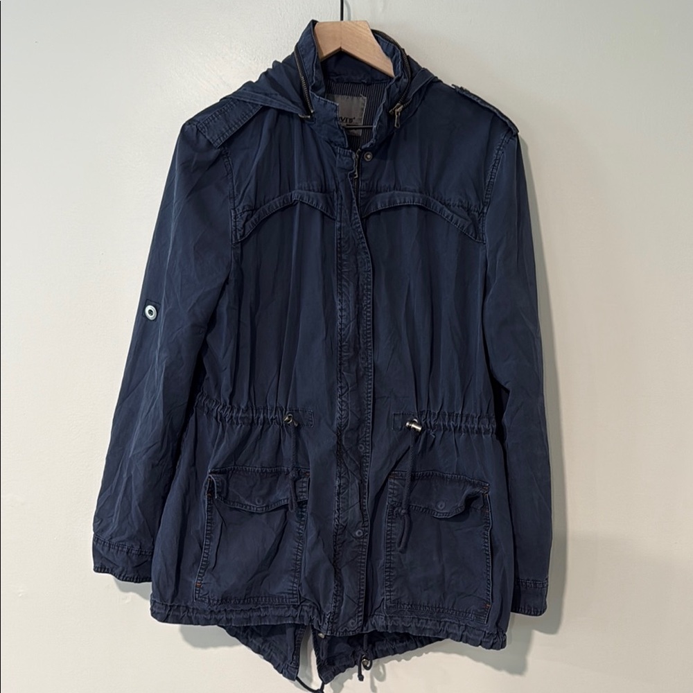 Levi’s Navy Hooded Levis Utility Jacket